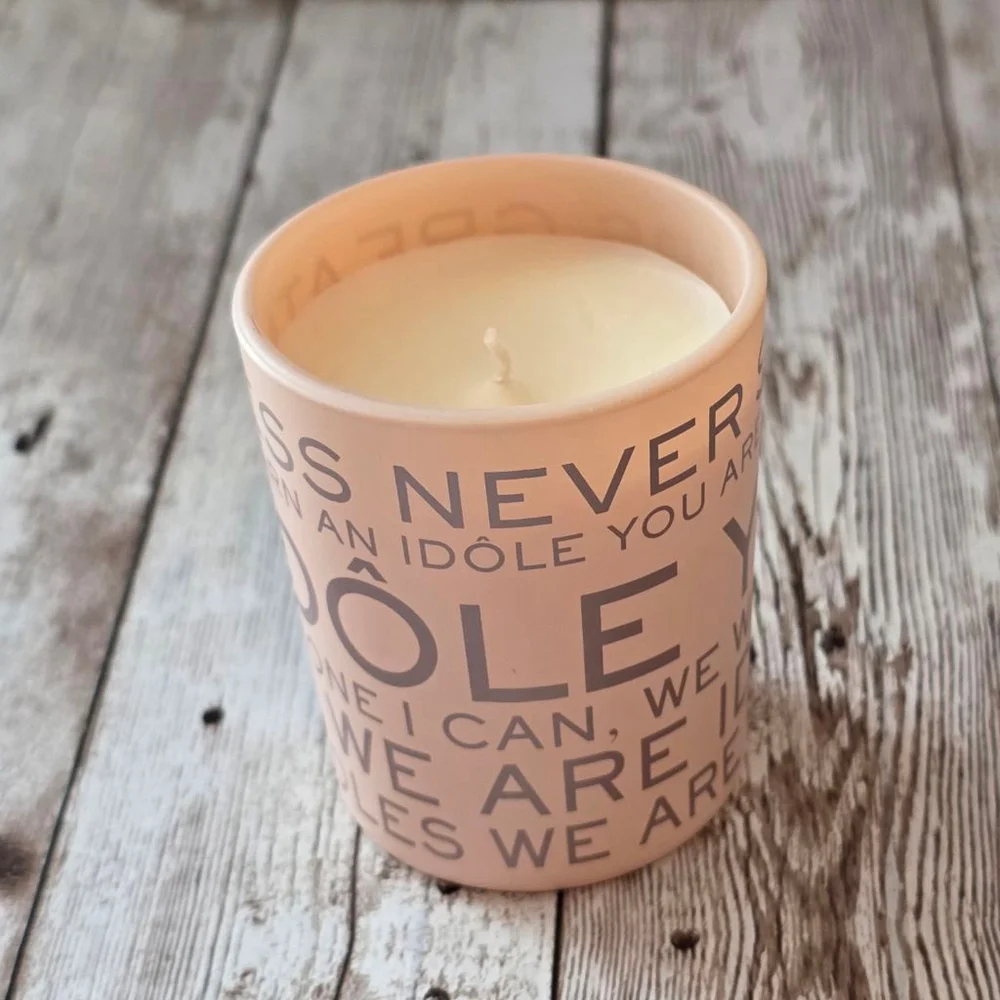 Lancôme Idôle Scented Candle Peach Gray
